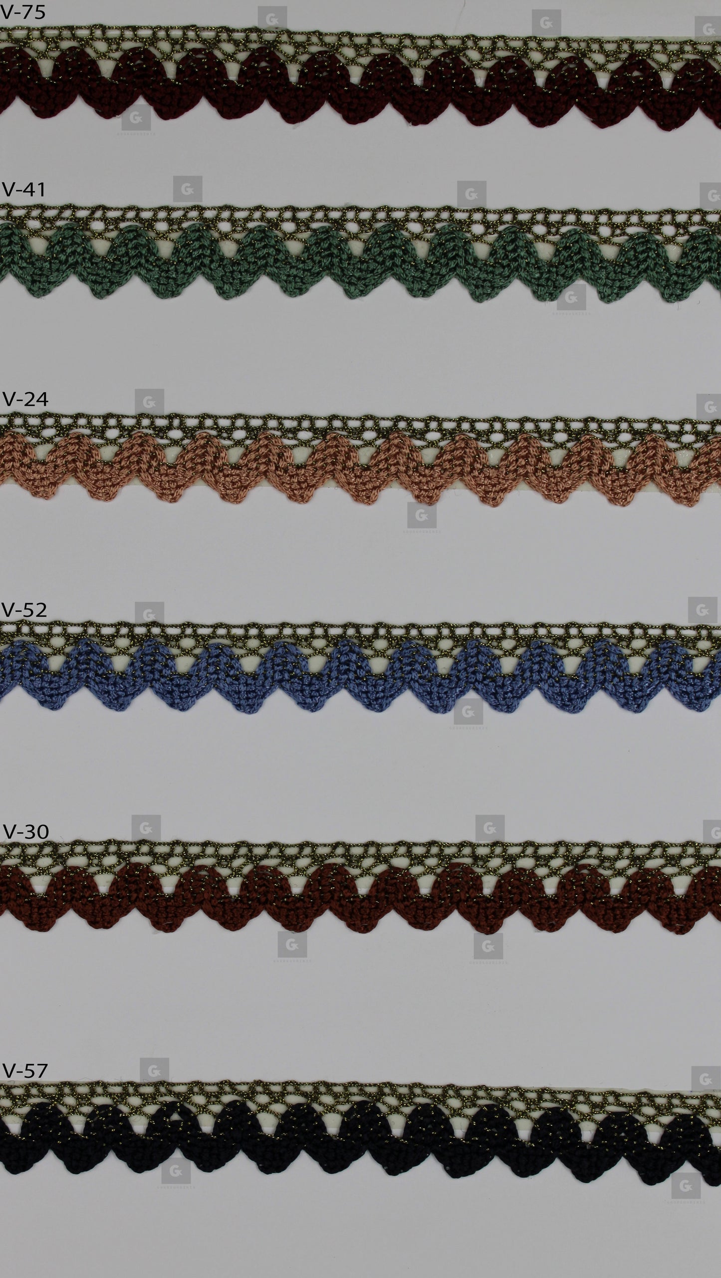 Δαντέλα 126895 Gold-Rayon