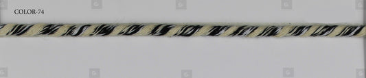 Κορδόνι 595-10 Cotton χωρίς περιέλξη τρίχρωμο
