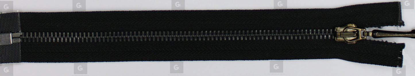 Φερμουάρ Black Nickel Διαχώριζομενο Νο.8