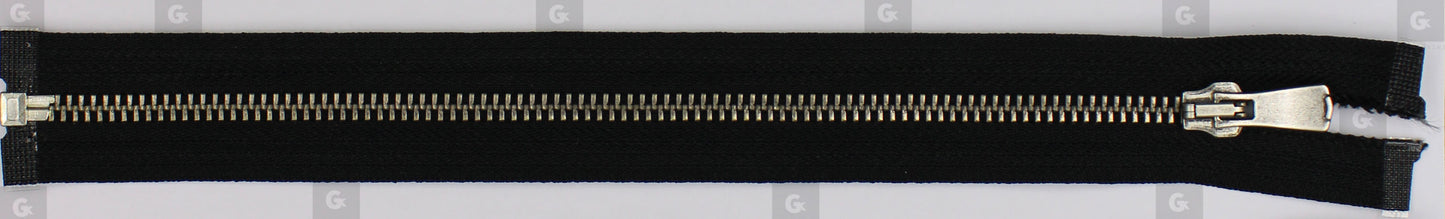 Φερμουάρ Μεταλλικό Silver Antique Διαχώριζομενο Νο.5